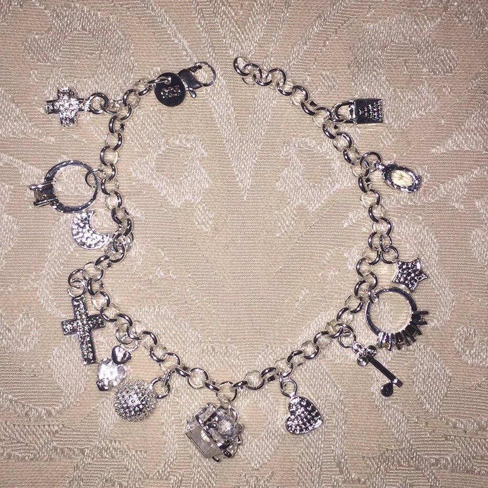 Sterling charm bracelet